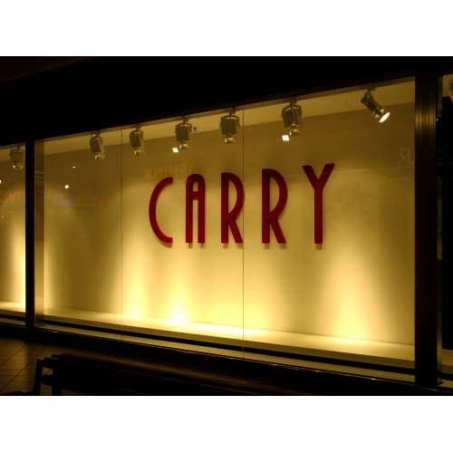 Litery przestrzenne Carry